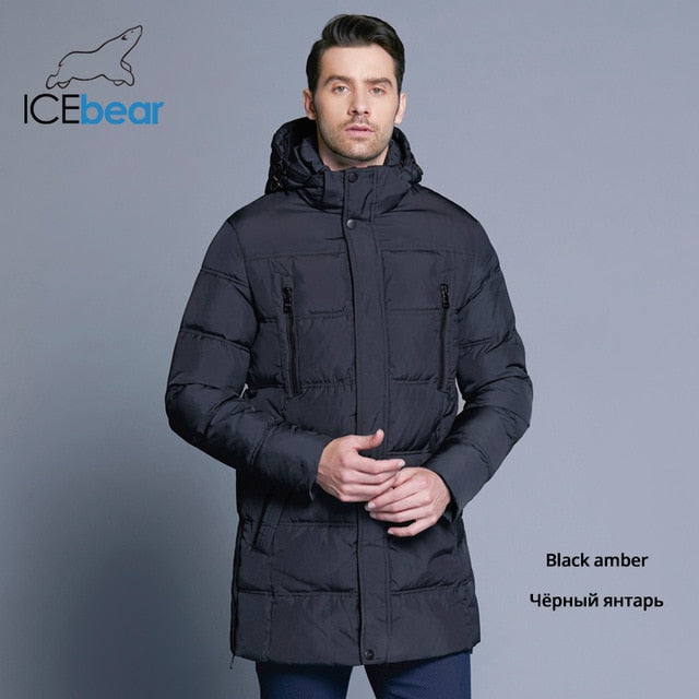 ICEbear 2019 Top Quality Warm Men's Warm Winter Jacket Windproof